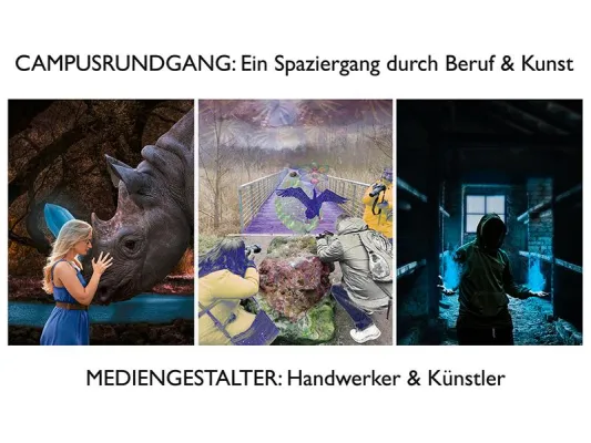 Bild: CAMPUSRUNDGANG – Spaziergang durch Beruf & Kunst im BFW Leipzig