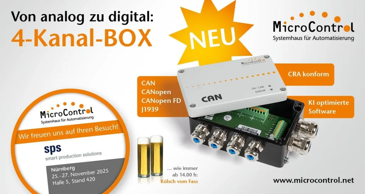 Produktpremiere auf der SPS (© MicroControl)