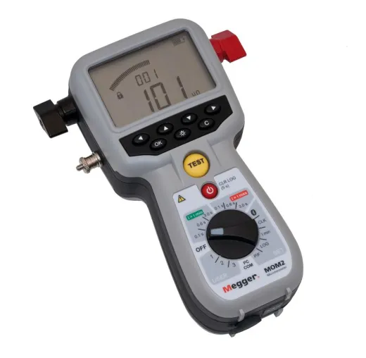 Megger präsentiert das leichteste und kleinste Mikroohmmeter / Niederohmprüfgerät der Welt Bild: Megger präsentiert das leichteste und kleinste Mikroohmmeter / Niederohmprüfgerät der Welt