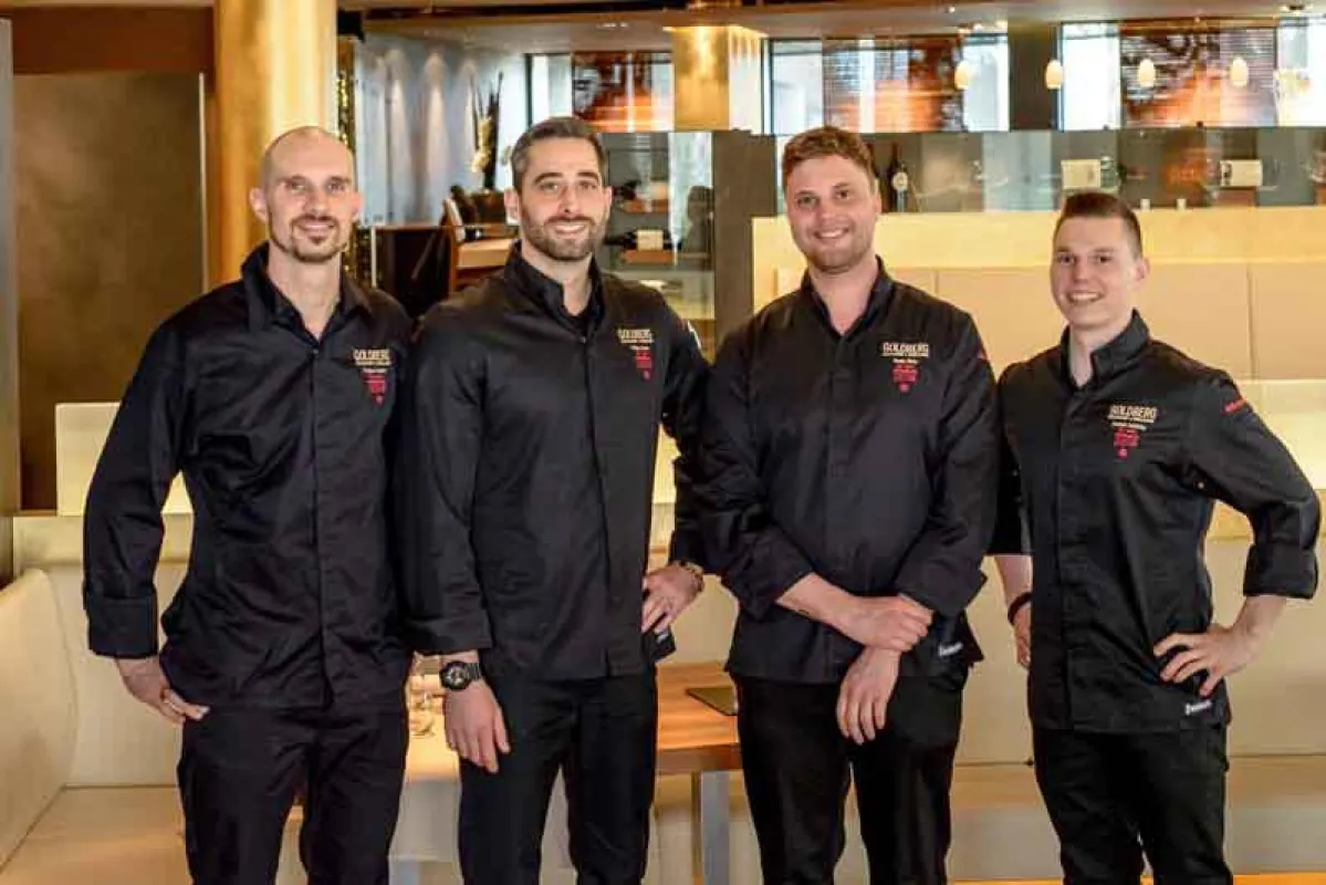 Team vom Goldberg Restaurant & Winelounge (Foto: Rauschenberger Catering & Restaurants, frei zur Ve