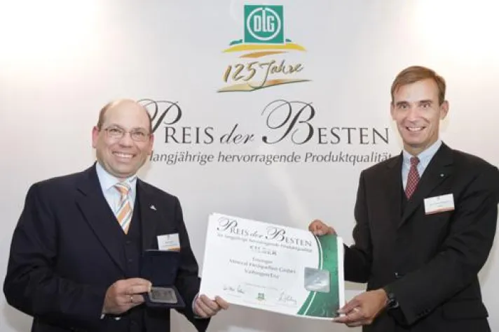 Bild: "Preis der Besten" für Ensinger Mineral-Heilquellen aus Baden-Württemberg