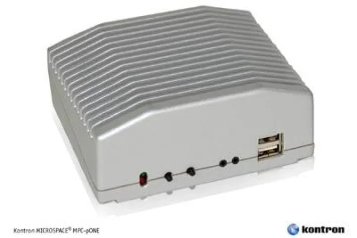 Bild: Kontron embedded Box-PC MICROSPACE MPC-pONE für energie- und kostensensitive Applikationen