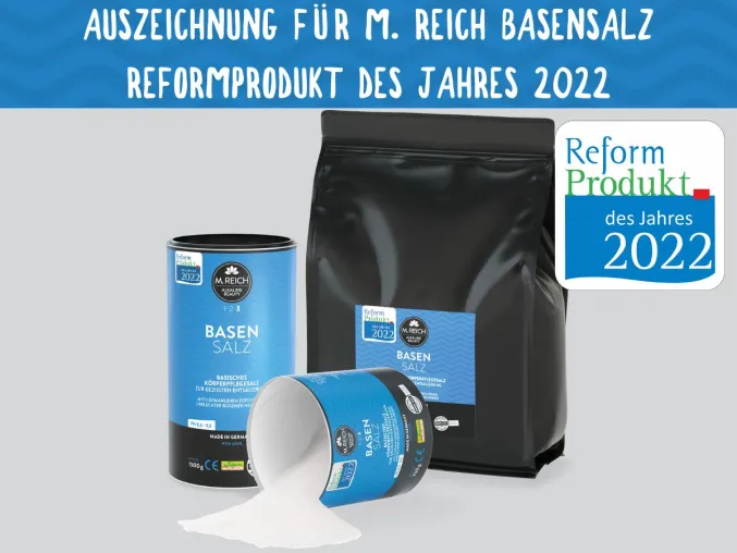 Bild: M. Reich BasenSalz gewinnt Auszeichnung zum Reformprodukt des Jahres 2022