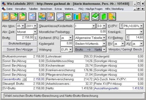 Bild: Win LohnInfo 2011 kann ab sofort heruntergeladen werden
