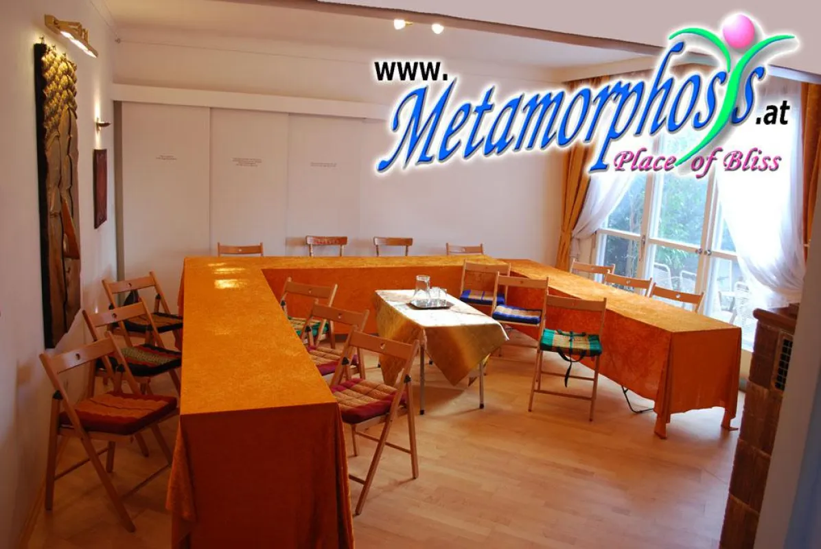 Seminarraum GardenLounge im Metamorphosys - Für Seminare, Betriebs- u. Weinhachtsfeier, etc.