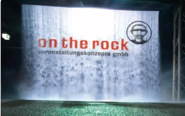 Bild: Deutscher Radiopreis im Nebel. Dattelner Eventexperten realisieren magische Projektionen.