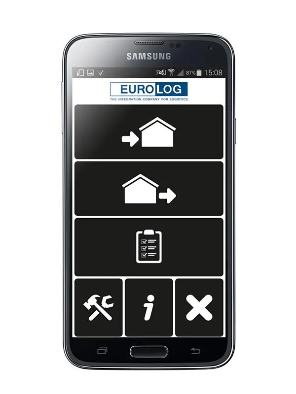 Startbildschirm der BMS-App. Bild: EURO-LOG AG