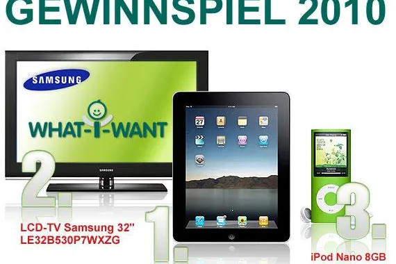 Bild: Extravagantes Gewinnspiel bei what-i-want.de – mehr als nur eine Verlosung