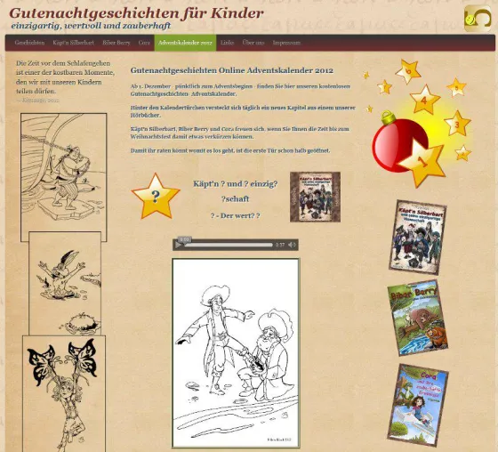Gutenachtgeschichten Adventskalender Bild: Gutenachtgeschichten Adventskalender