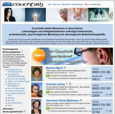 Bild: Online Lebensberatung Couchtalk baut Informationsangebot weiter aus und schließt neue Medienpartnerschaften