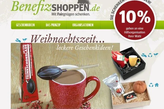 Bild: Benefizshoppen.de: Neues Portal verbindet Geschenkekauf mit Spendenmöglichkeit