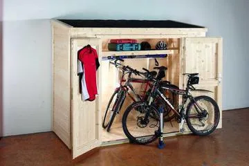 Bild: Endlich genug Platz für Fahrräder: Geräteschrank / Fahrradschuppen 20 D von Finnhaus Wolff