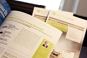 Bild: Das SEO-/SEM-Magazin suchradar jetzt auch im Print-Abo