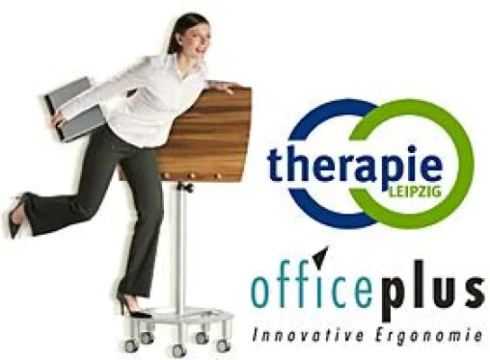 officeplus präsentiert auf der "Therapie Leipzig 2009" Stehpulte für ein "gesundes und mobiles Büro" Bild: officeplus präsentiert auf der "Therapie Leipzig 2009" Stehpulte für ein "gesundes und mobiles Büro"