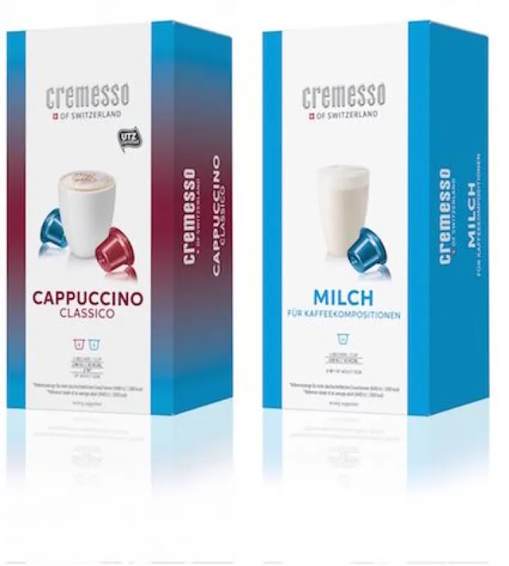 Neu: Die Cremesso Milchkapsel - pur für reine Milchkreationen oder in Kombination mit Kaffee