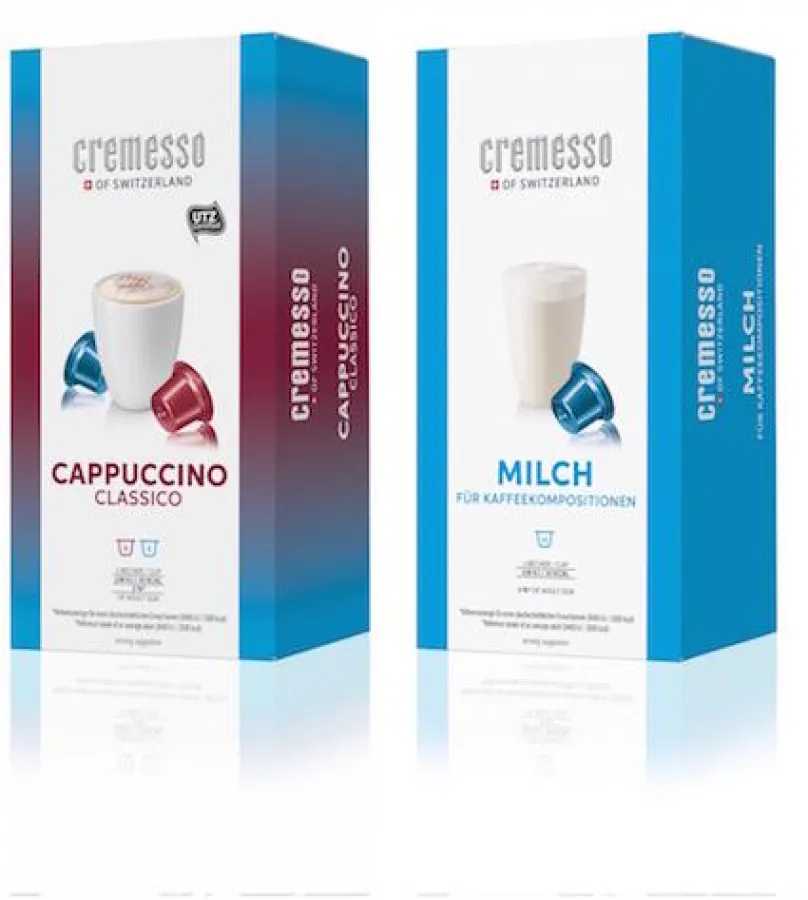 Neu: Die Cremesso Milchkapsel - pur für reine Milchkreationen oder in Kombination mit Kaffee