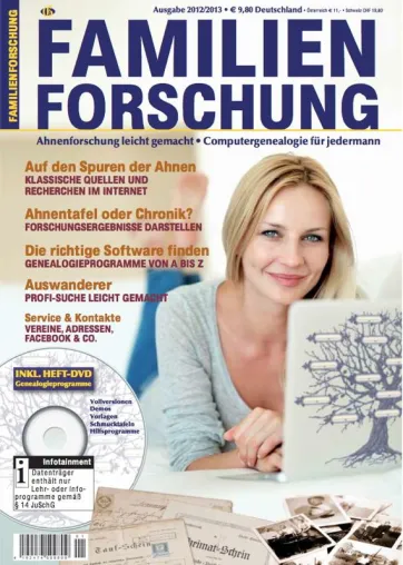 Familienforschung - Ahnenforschung leicht gemacht, Computergenealogie für jedermann Bild: Familienforschung - Ahnenforschung leicht gemacht, Computergenealogie für jedermann