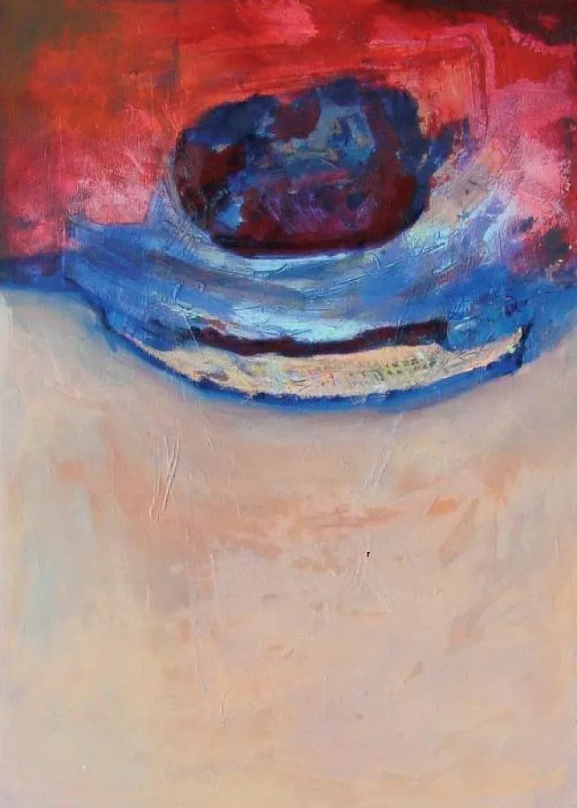 Kraftvolle Farben. Ein Bild des Künstlers Heinz-Dieter Zimmermann. Foto – privat.