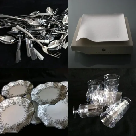 Bild: Pappteller a la carte im Pappteller-Atelier