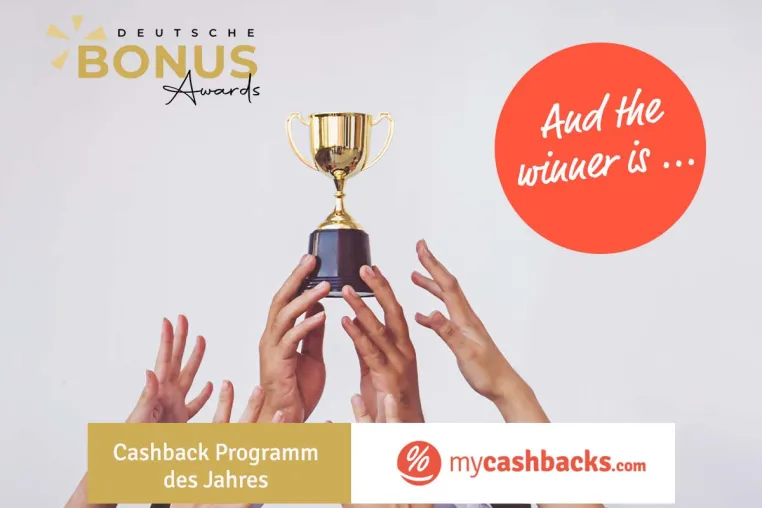 Bild: mycashbacks.com räumt bei den Deutschen Bonus Awards ab