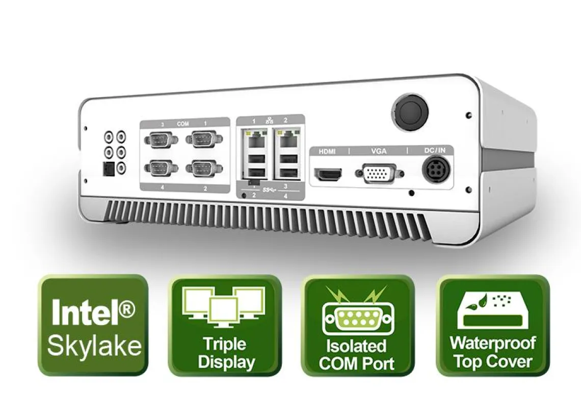 HTB-100 - Medical Box PC mit PCIe x16 Slot