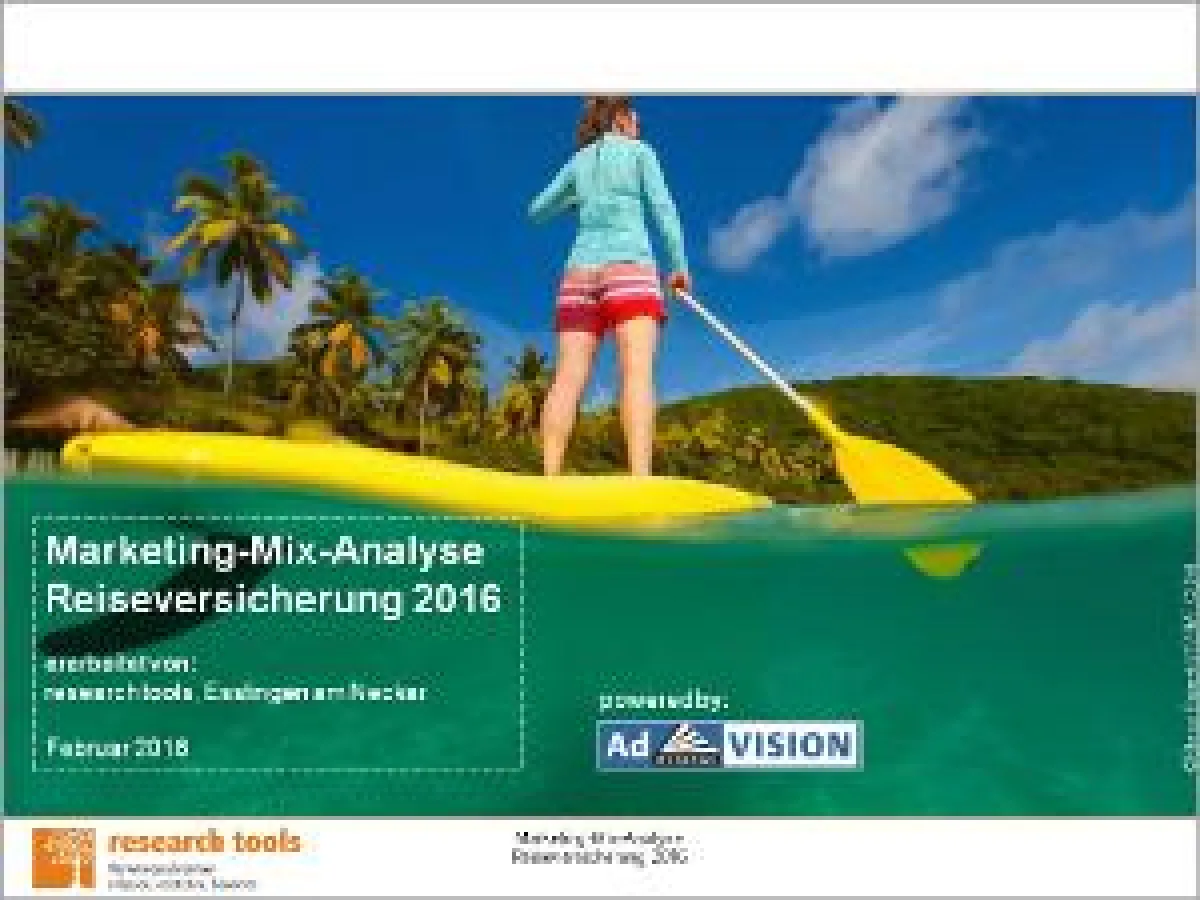 Marketing-Mix-Analyse Reiseversicherung 2016