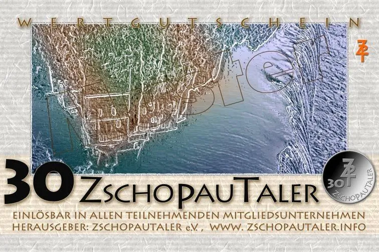 Erste sächsische Regionalwährung "Zschopautaler" startet am 17. August 2007 Bild: Erste sächsische Regionalwährung "Zschopautaler" startet am 17. August 2007