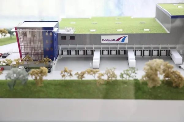 Bild: Der beschde Platz im Ländle: Eckhardt auf der LogiMAT 2018