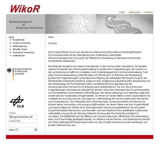 Bild: WikoR: Wissensmanagement für kommunale Rechtsämter