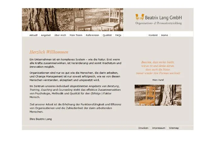 Bild: Beatrix Lang als Business-Coach ausgezeichnet
