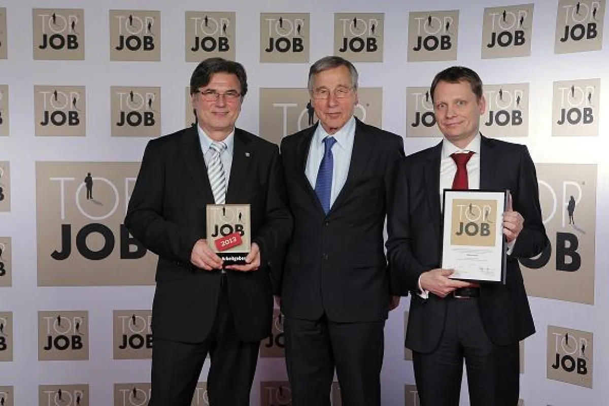 Herr Jürgen Engler und Herr Jens Horstmann bei der Verleihung am 31.01.2013