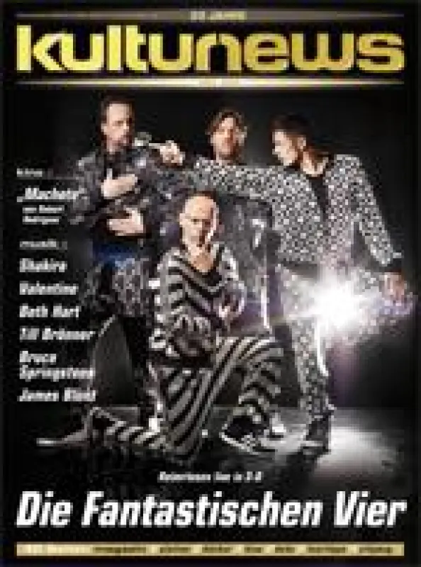 Jubiläumsausgabe der Zeitschrift kulturnews