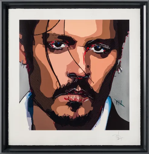 Bild: Originale Kunstwerke von Johnny Depp erstmals in Bayern zu sehen 