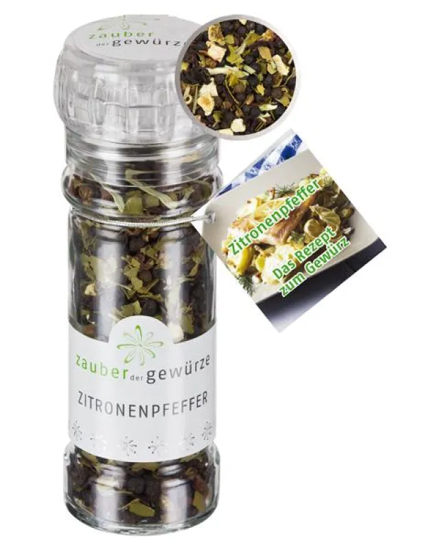 Neu: Zitronenpeffer aus der Mühle von Zauber der Gewürze