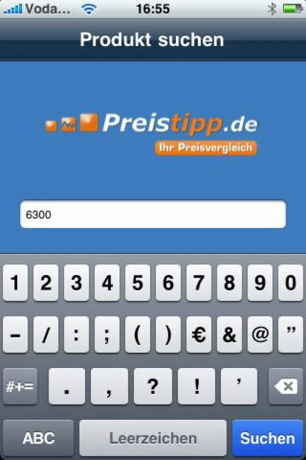 Preistipp.de Preisvergleich auf dem iPhone