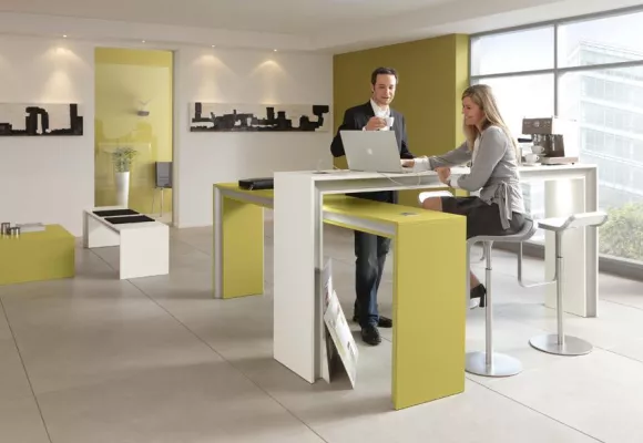 Bild: Mehr als nur ein Großraumbüro: Open Space – offene Raumgestaltung fördert die Kommunikation