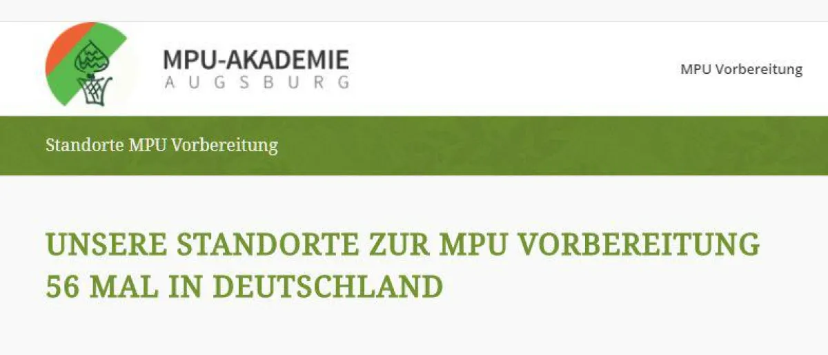 professionelle Fortbildung MPU Vorbereiter/Berater