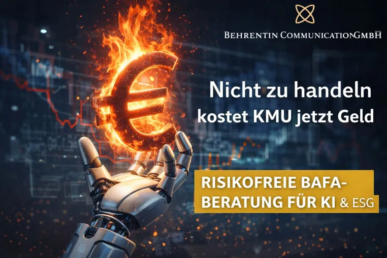 Bild: Nicht zu handeln kostet HORECA-Betriebe bereits Geld: BAFA-Förderung schafft Klarheit zu KI und ESG Zeichen