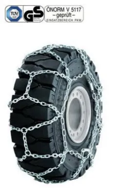 Bild: Schneeketten für Stapler- Unverzichtbar für Gabel-Stapler im Winter für die sicherer Fahrt