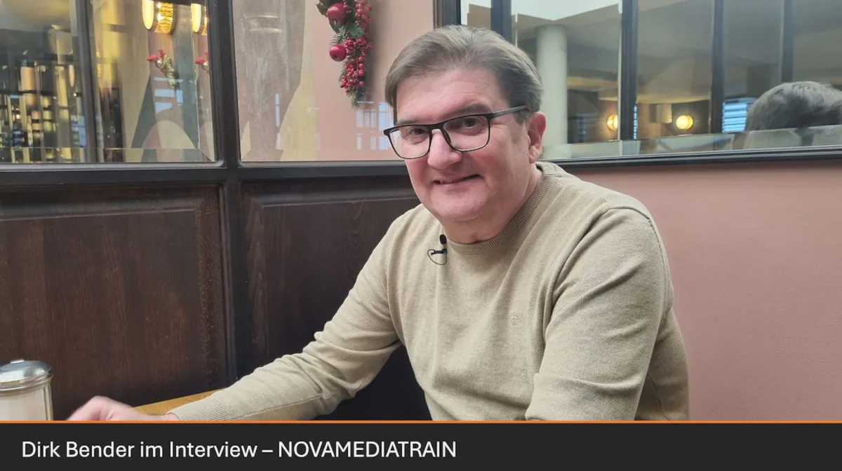 Foto: Dirk Bender, Geschäftsführer NOVAMEDIATRAIN (© NOVAMEDIATRAIN)