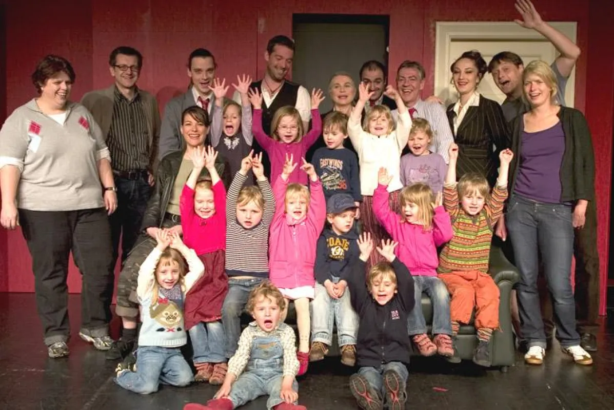 Ensemble Mords-Kunst mit Kindern der Kita 