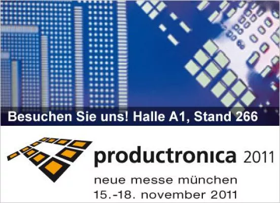 Bild: Messtechnik im Netzwerk von bmcm auf der productronica 2011