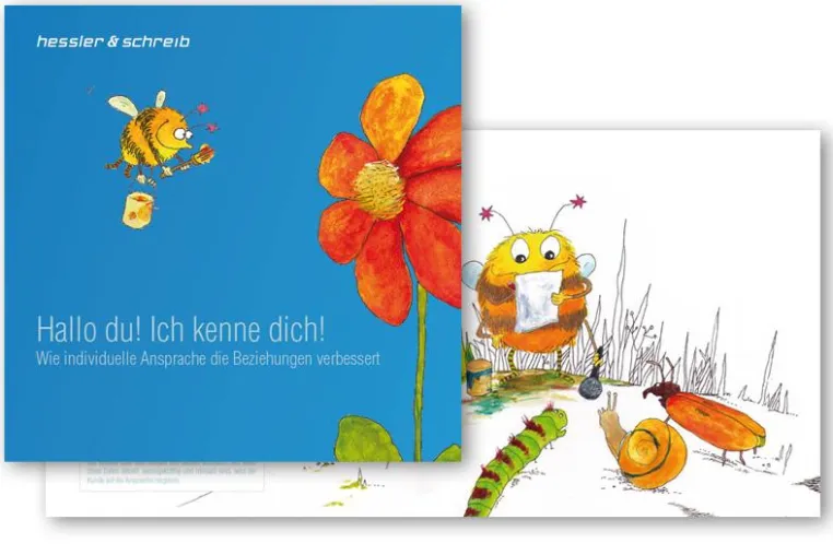 Neues Werbemittel von Hessler & Schreib und kleiner Krebs Verlag: Ein Büchlein zum Thema Personalisierung Bild: Neues Werbemittel von Hessler & Schreib und kleiner Krebs Verlag: Ein Büchlein zum Thema Personalisierung