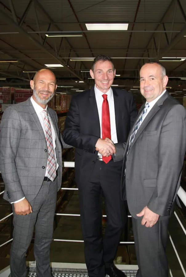 V.l.n.r.: Norbert Schmalfuß (Director), Uwe Greilach und Anton Schmidt