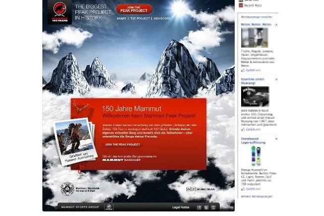 Bild: webguerillas feiern mit Mammut 150-jähriges Jubiläum