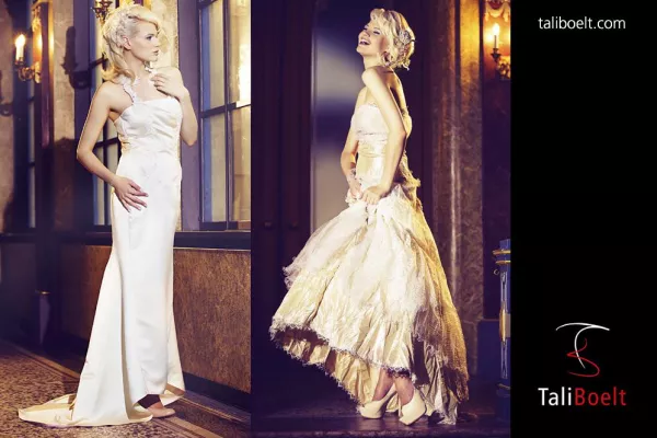 Bild: Exklusive Brautkleider und Brautdirndl der Designerin Tali Amoo von TaliBoelt® Couture & Jewellery