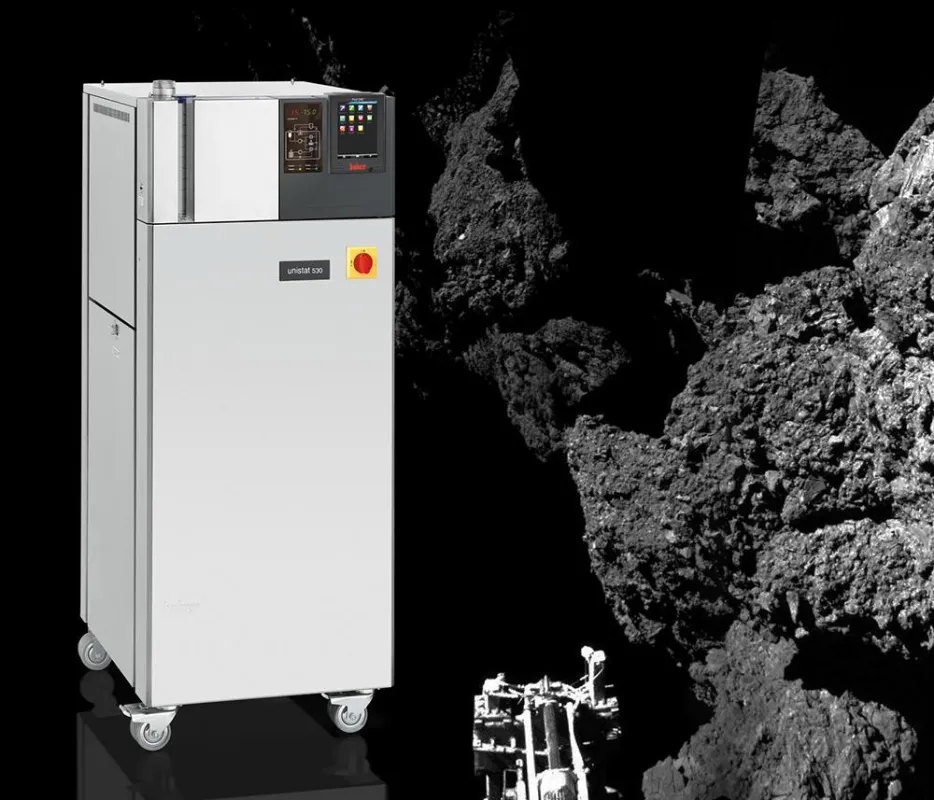 Materialtests u. Temperatursimulationen für Raumsonde