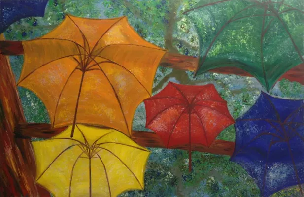 Bild: Eine Vernissage „ganz privat“