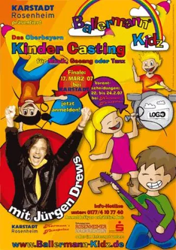 Jürgen Drews und die Ballermann Kidz Bild: Jürgen Drews und die Ballermann Kidz