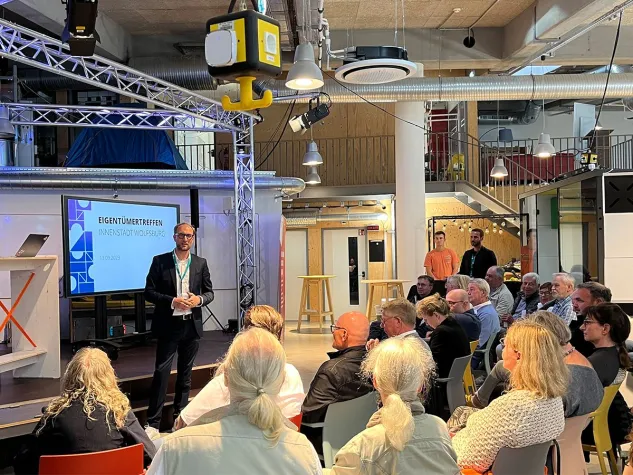 Eigentümertreffen der Wolfsburger Innenstadt Bild: Eigentümertreffen der Wolfsburger Innenstadt